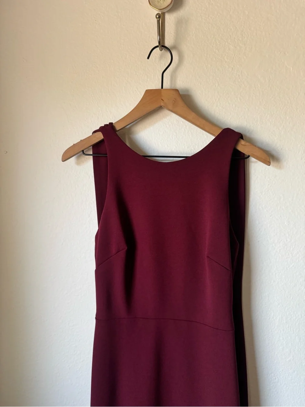 BHLDN | Wine London Crepe Tie-Back Dress